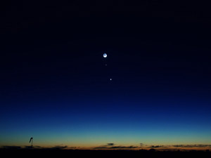 La Luna, Mercurio y Venus :: Sur Astron�mico