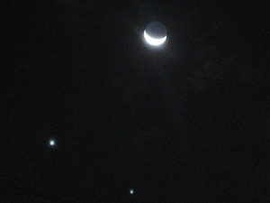 Luna, Venus y J�piter - 2.5