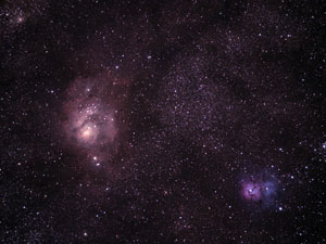 Nebulosa de la Laguna y Tr�fida - M 8 y M 20