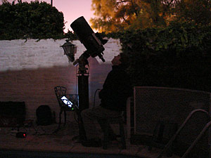Telescopio C8, en montura Vixen GP