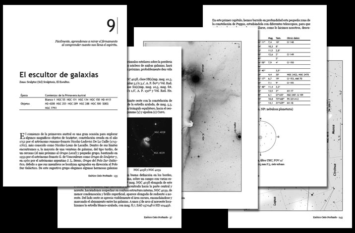 Libro Ex&oacute;tico Cielo Profundo