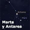 Marte y Antares