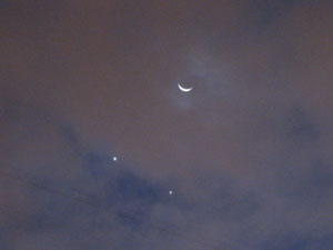 Luna, Venus y J�piter - 4