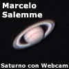 Saturno con Webcam