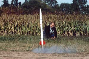 Lanzamiento del segundo cohete :: Sur Astron�mico