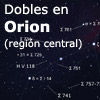 Dobles en Orion (región central)