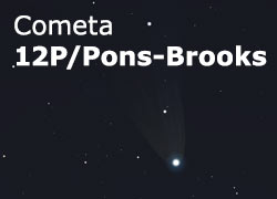 El cometa 12P/Pons-Brooks en el hemisferio sur